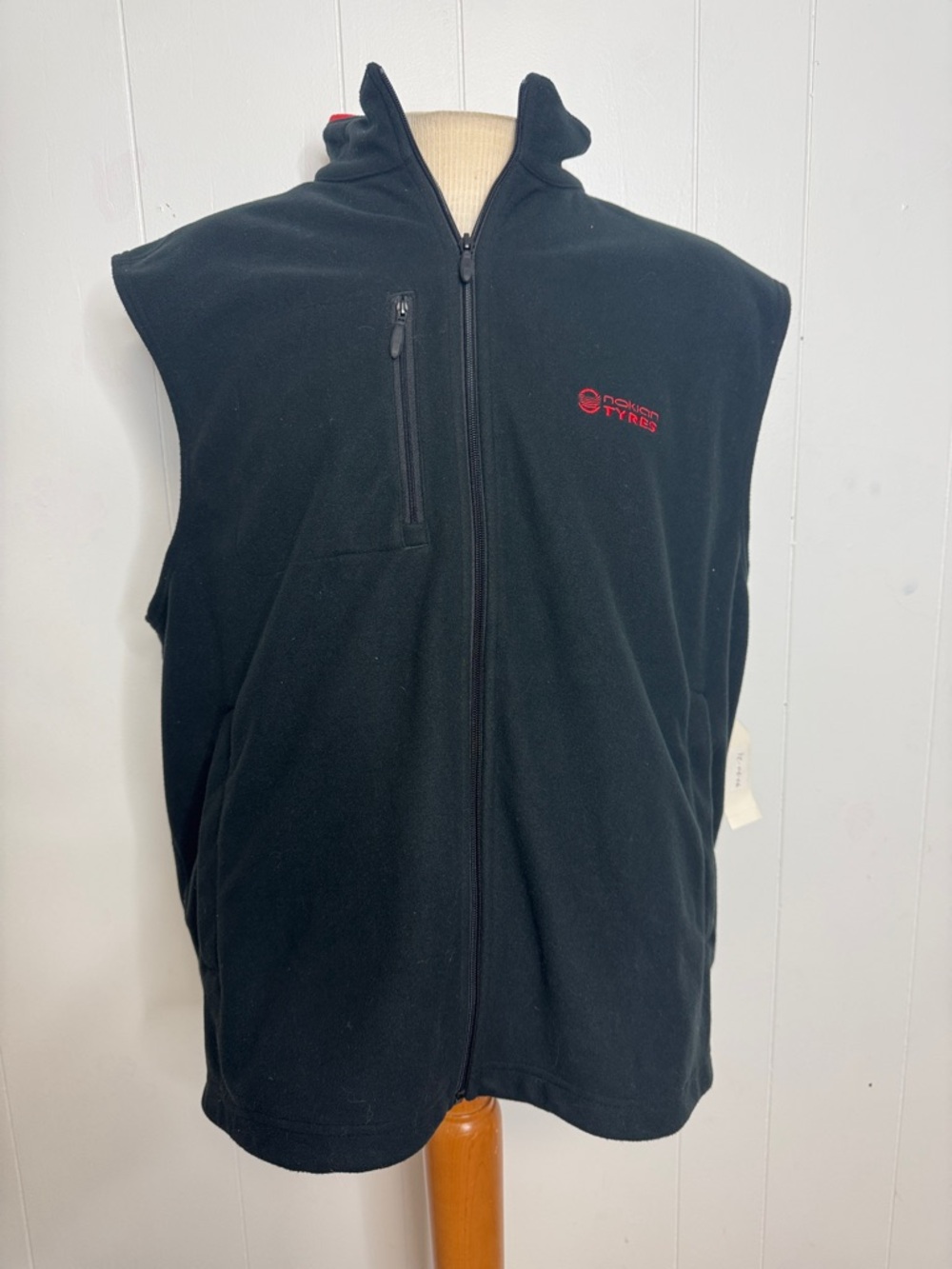 Polo golf fleece zip up vest Ralph Lauren new black XL